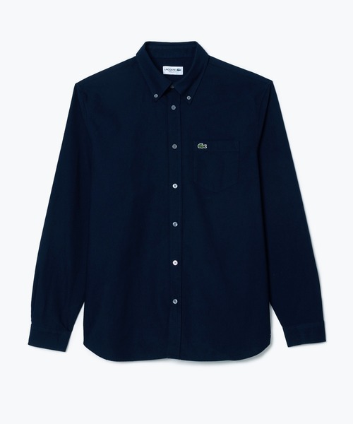 LACOSTE(ラコステ)の「オックスフォードボタンダウンシャツ(シャツ/ブラウス・メンズ・ダークネイビー/ホワイト/ライトブルー・38/40/41/39/42)」の6枚目の写真