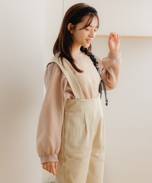 flower（フラワー）の「カームクリアブラウス（シャツ/ブラウス・レディース・アイボリー/ベージュ・FREE）」の20枚目の写真