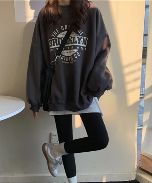 Burner（バーナー）の「【BURNER Recommend Select】プリント スウェット oku-tops-731817441615-15 U（スウェット・レディース・レッド/ダークグレー/グレー/ダークグリーン・M/L/XL）」の14枚目の写真