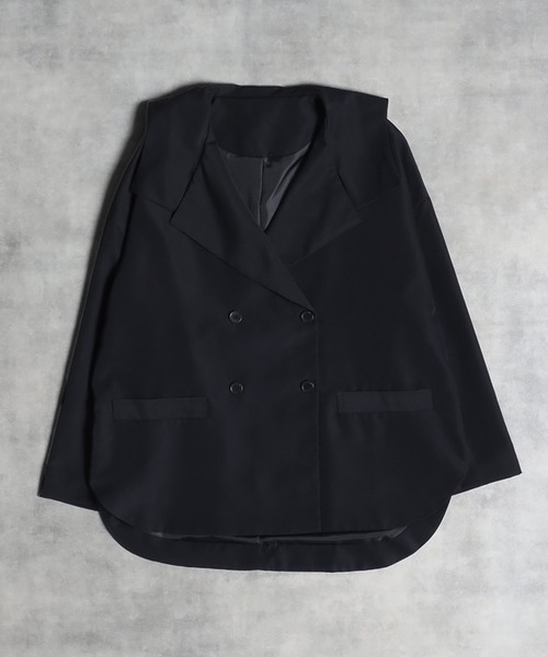 セーラーカラーライトジャケット（その他アウター）｜Bonjour Sagan