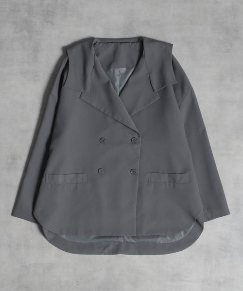 セーラーカラーライトジャケット（その他アウター）｜Bonjour Sagan