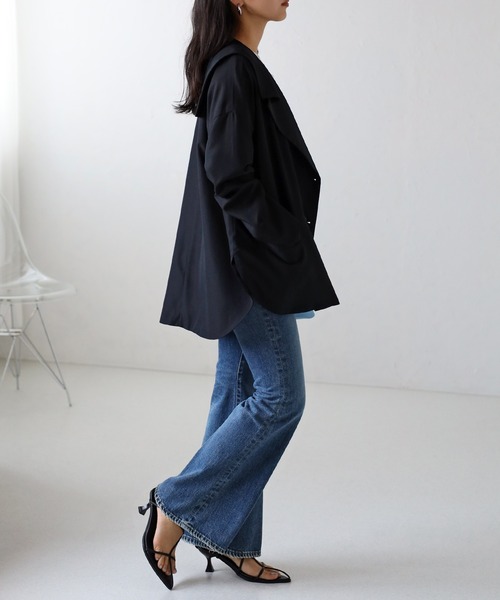 セーラーカラーライトジャケット（その他アウター）｜Bonjour Sagan