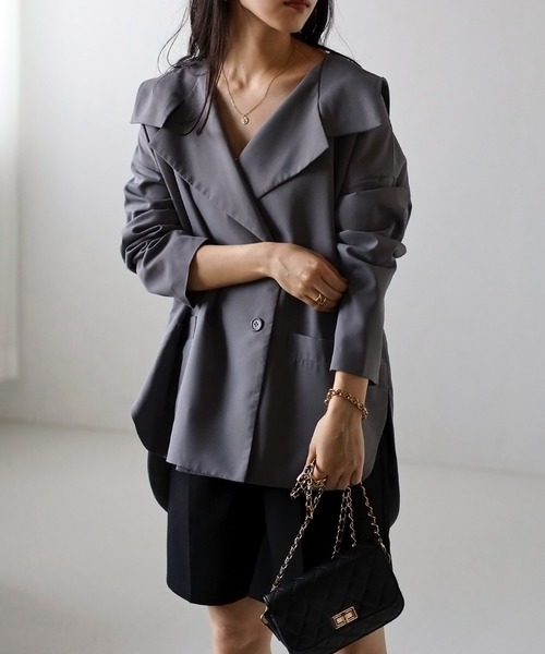 セーラーカラーライトジャケット（その他アウター）｜Bonjour Sagan