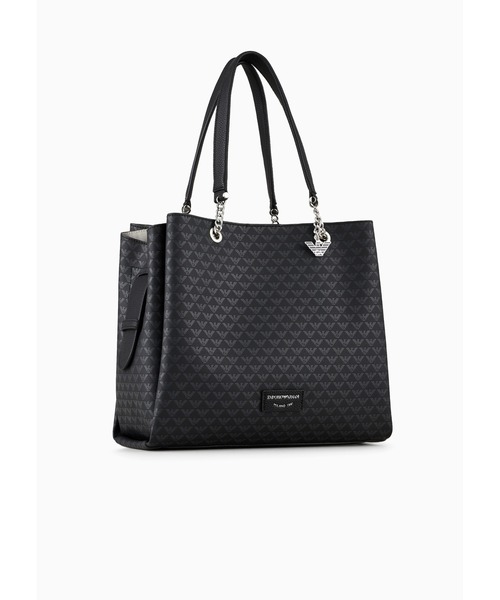 EMPORIO ARMANI（エンポリオアルマーニ）の「【エンポリオ アルマーニ】オールオーバーイーグル　ミディハンドバッグ（ハンドバッグ・レディース・ホワイト×ピンク/ブラック・FREE）」の16枚目の写真