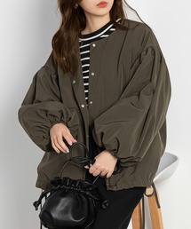 DAY CLOSET | レディース ミドル丈バルーンスリーブブルゾン(ブルゾン)