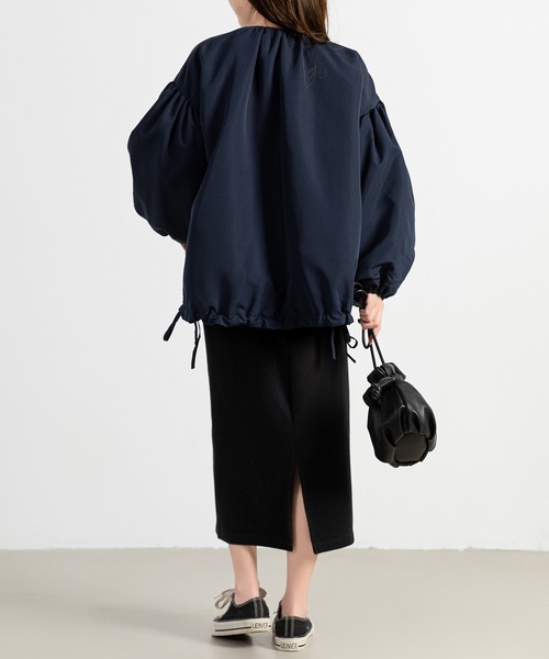 【今季商品・美品】yuni ナイロン バルーンスリーブ ブルゾン(現物写真追加) 3600024Y0349_m1_a020.jpg