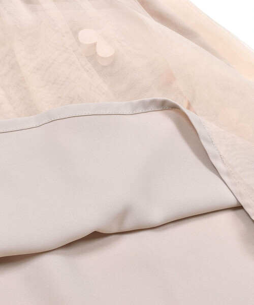 SLAP SLIP(スラップスリップ)の「【お揃い】花柄シフォンリボン付きワンピース(80~130cm)(ワンピース・キッズ・オフホワイト/パープル・90cm/110cm/130cm/100cm/80cm/120cm)」の13枚目の写真