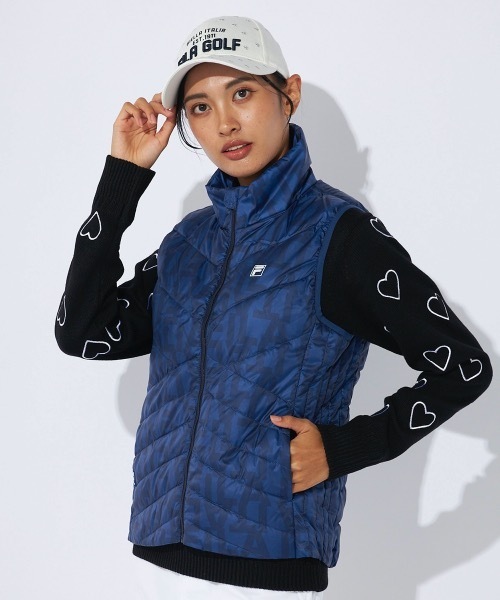 【セール】【FILA GOLF:フィラゴルフ】レディースベスト ゴルフ（ベスト）｜FILA GOLF（フィラゴルフ ）