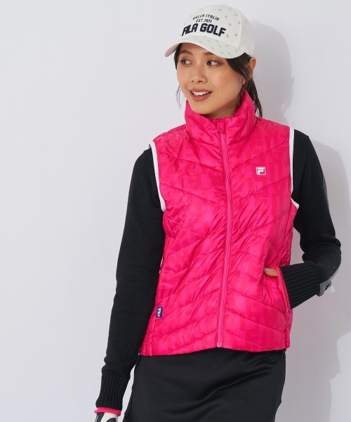 【セール】【FILA GOLF:フィラゴルフ】レディースベスト ゴルフ（ベスト）｜FILA GOLF（フィラゴルフ ）