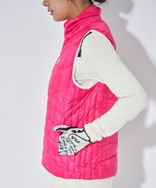 【セール】【FILA GOLF:フィラゴルフ】レディースベスト ゴルフ（ベスト）｜FILA GOLF（フィラゴルフ ）