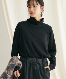 ハイネックインナーカットプルオーバー