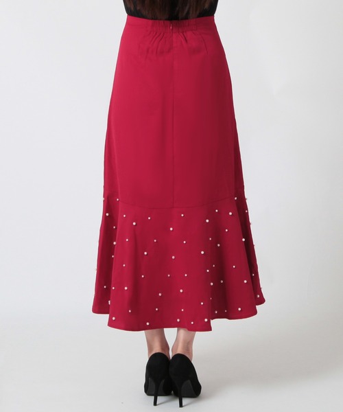 Julia Boutique(ジュリアブティック)の「パールデコマーメイドスカート/23578(スカート・レディース・ブラック/ピンク系/レッド系・ONE)」の17枚目の写真
