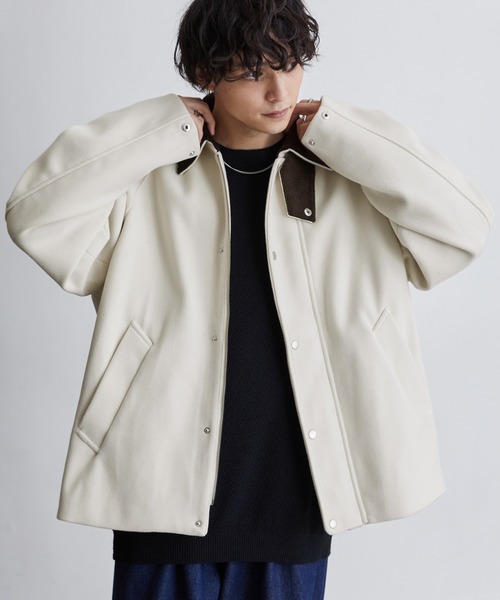 ジョンブル　ハンティングジャケット　Mサイズ　ベージュ×キャメル 未使用品 90年代 90s フィルソン ベージュ キャメル │ヴィテージ古着屋Feeet