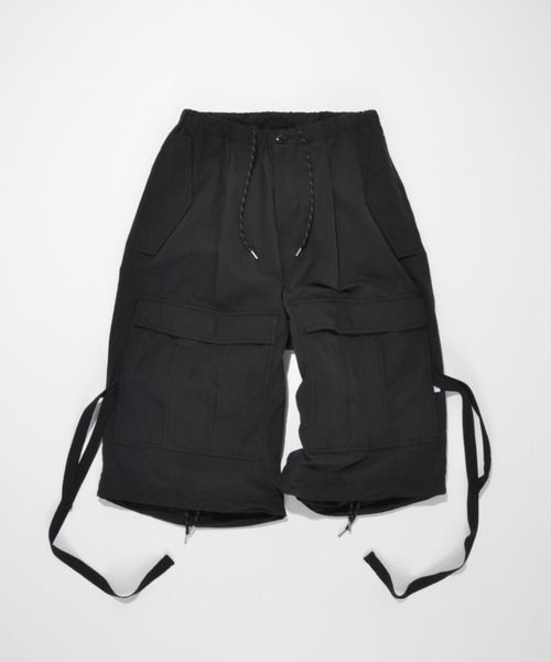 SUPERTHANKS(スーパーサンクス)の「リップストップ /カモフラージュ(迷彩)クロップド イージーパンツ(ユニセックス)Rebuilt field cropped trousers (Rip stop cloth) (Camo)(その他パンツ・メンズ・ブラック/ホワイト/カモフラージュ・M/L/S)」の13枚目の写真