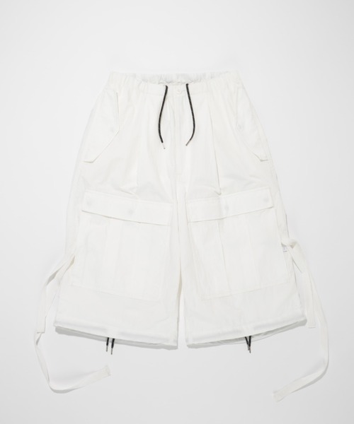 SUPERTHANKS(スーパーサンクス)の「リップストップ /カモフラージュ(迷彩)クロップド イージーパンツ(ユニセックス)Rebuilt field cropped trousers (Rip stop cloth) (Camo)(その他パンツ・メンズ・ブラック/ホワイト/カモフラージュ・M/L/S)」の14枚目の写真