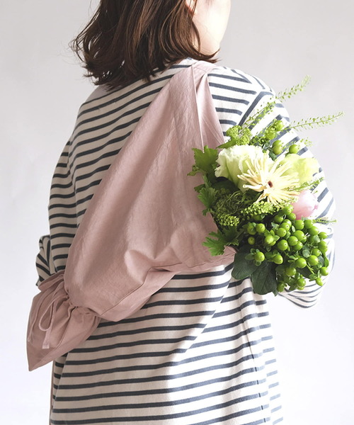 URBAN RESEARCH DOORS(アーバンリサーチドアーズ)の「『WEB限定』shesay 2WAYフラワーバッグ(エコバッグ/サブバッグ・レディース・ピンク/グレー・FREE)」の11枚目の写真