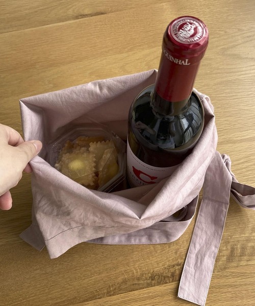 URBAN RESEARCH DOORS(アーバンリサーチドアーズ)の「『WEB限定』shesay 2WAYフラワーバッグ(エコバッグ/サブバッグ・レディース・ピンク/グレー・FREE)」の12枚目の写真