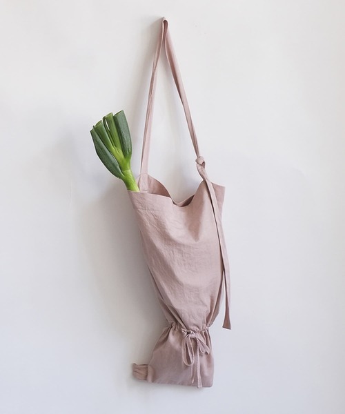 URBAN RESEARCH DOORS(アーバンリサーチドアーズ)の「『WEB限定』shesay 2WAYフラワーバッグ(エコバッグ/サブバッグ・レディース・ピンク/グレー・FREE)」の13枚目の写真