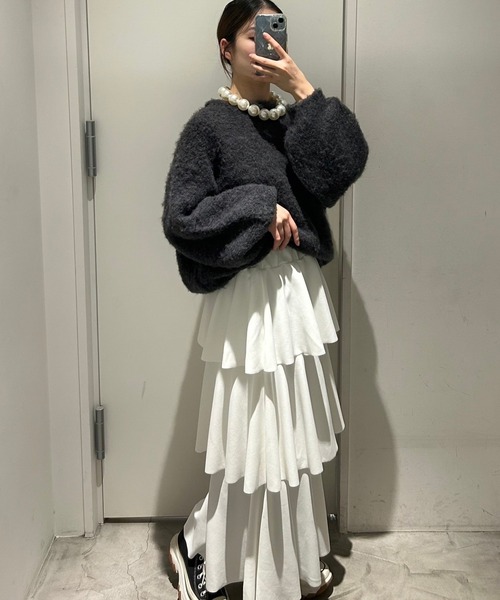 Narcissus（ナルシス）の「【Narcissus】カンカンスカート（スカート・レディース・ブラック/ホワイト・FREE）」の14枚目の写真