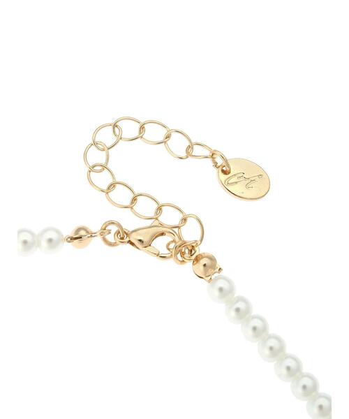 AMERICAN HOLIC（アメリカンホリック）の「ガラスパールネックレス（ネックレス・レディース・ゴールド・FREE）」の4枚目の写真