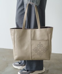 美品 ✨️ russet CE-1196 ソフトレザー トートバッグ ショルダー russet（ラシット）の「【A4対応・軽量】ソフトレザートート