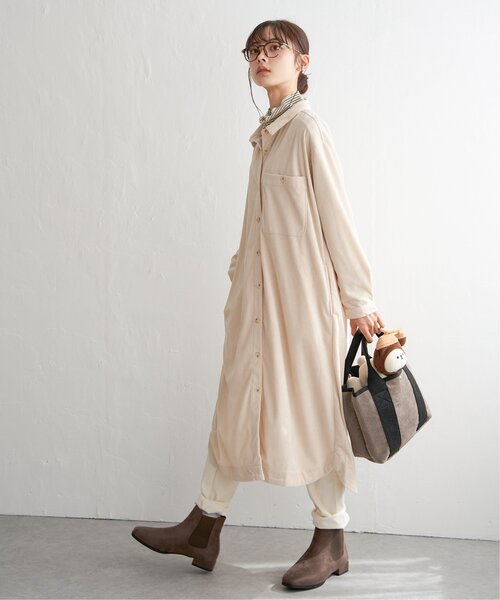 LBC(エルビーシー)の「コーデュロイワンピース(ワンピース・レディース・チャコールグレー/ブルー/オフホワイト・M/L)」の16枚目の写真