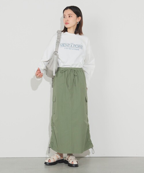BEAMS HEART(ビームスハート)の「カーゴ タイトスカート(スカート・レディース・ブラック/オリーブ/ブラウン系その他2/グリーン系その他5・FREE)」の20枚目の写真