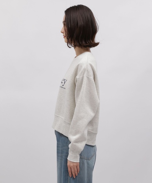 LAKOLE（ラコレ）の「レタリングPクロップドプルオーバー / 988619（スウェット・レディース・チャコールグレー/ヘザーグレー/オートミール・MEDIUM/SMALL）」の18枚目の写真