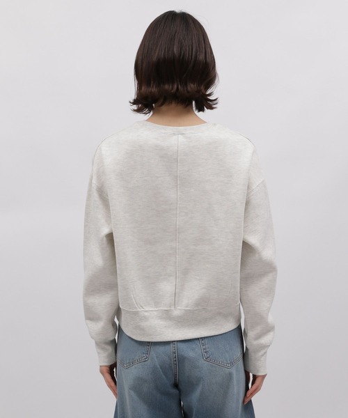 LAKOLE（ラコレ）の「レタリングPクロップドプルオーバー / 988619（スウェット・レディース・チャコールグレー/ヘザーグレー/オートミール・MEDIUM/SMALL）」の19枚目の写真