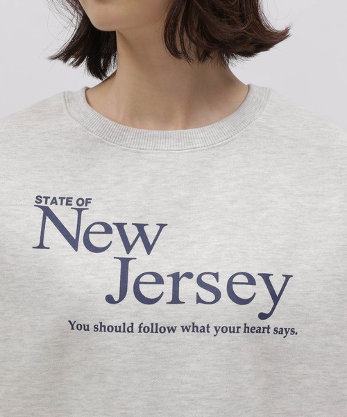 LAKOLE（ラコレ）の「レタリングPクロップドプルオーバー / 988619（スウェット・レディース・チャコールグレー/ヘザーグレー/オートミール・MEDIUM/SMALL）」の20枚目の写真