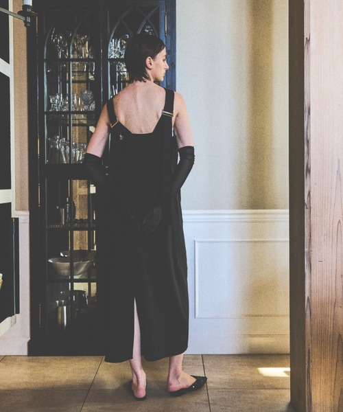 Aunt Marie's(アントマリーズ)の「Vネックジップジャンスカ(ジャンパースカート・レディース・ホワイト/ブラック・FREE)」の11枚目の写真