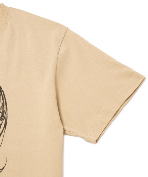 bonjour records（ボンジュールレコーズ）の「【Stephane Manel/ステファンマネル】 F TEE FショートスリーブTシャツ（Tシャツ/カットソー・メンズ・チャコールグレー/ベージュ/ホワイト・L/XL/S/M）」の6枚目の写真