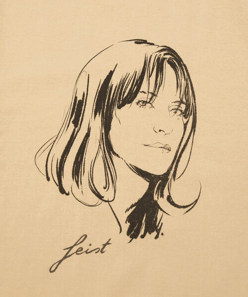 bonjour records（ボンジュールレコーズ）の「【Stephane Manel/ステファンマネル】 F TEE FショートスリーブTシャツ（Tシャツ/カットソー・メンズ・チャコールグレー/ベージュ/ホワイト・L/XL/S/M）」の10枚目の写真