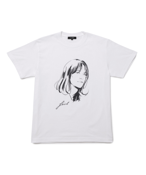 bonjour records（ボンジュールレコーズ）の「【Stephane Manel/ステファンマネル】 F TEE FショートスリーブTシャツ（Tシャツ/カットソー・メンズ・チャコールグレー/ベージュ/ホワイト・L/XL/S/M）」の16枚目の写真
