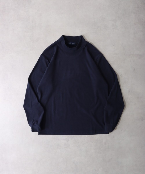 URBAN SQUARE(アーバンスクエア)の「URBAN SQUARE ピーチ起毛ハイネックカットソー(Tシャツ/カットソー・メンズ・トップグレー/ワイン/ベージュ/ブラック/エメラルド/ネイビー/チャコール/オフホワイト・L/LL/M)」の7枚目の写真