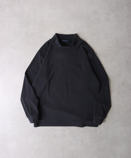 URBAN SQUARE(アーバンスクエア)の「URBAN SQUARE ピーチ起毛ハイネックカットソー(Tシャツ/カットソー・メンズ・トップグレー/ワイン/ベージュ/ブラック/エメラルド/ネイビー/チャコール/オフホワイト・L/LL/M)」の5枚目の写真