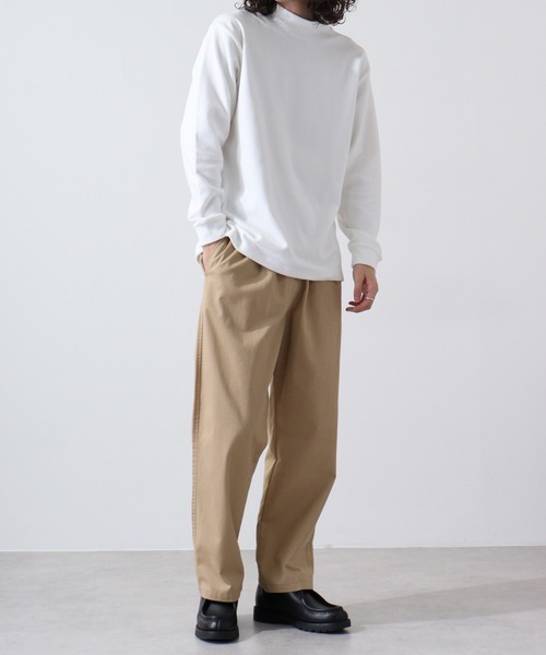 URBAN SQUARE(アーバンスクエア)の「URBAN SQUARE ピーチ起毛ハイネックカットソー(Tシャツ/カットソー・メンズ・トップグレー/ワイン/ベージュ/ブラック/エメラルド/ネイビー/チャコール/オフホワイト・L/LL/M)」の10枚目の写真