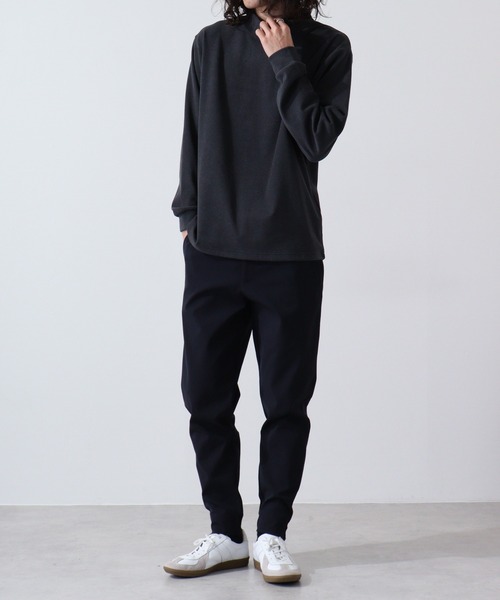 URBAN SQUARE(アーバンスクエア)の「URBAN SQUARE ピーチ起毛ハイネックカットソー(Tシャツ/カットソー・メンズ・トップグレー/ワイン/ベージュ/ブラック/エメラルド/ネイビー/チャコール/オフホワイト・L/LL/M)」の21枚目の写真