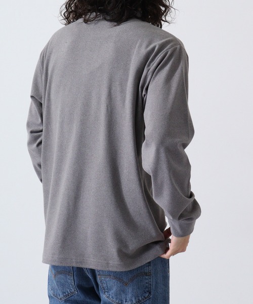 URBAN SQUARE(アーバンスクエア)の「URBAN SQUARE ピーチ起毛ハイネックカットソー(Tシャツ/カットソー・メンズ・トップグレー/ワイン/ベージュ/ブラック/エメラルド/ネイビー/チャコール/オフホワイト・L/LL/M)」の17枚目の写真