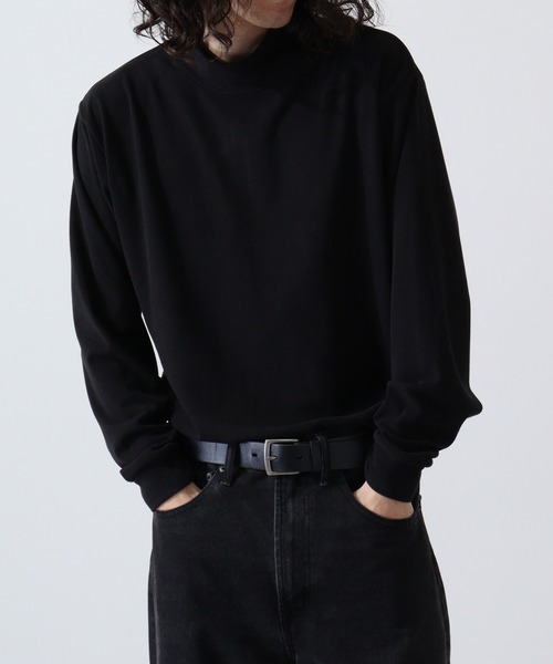 URBAN SQUARE(アーバンスクエア)の「URBAN SQUARE ピーチ起毛ハイネックカットソー(Tシャツ/カットソー・メンズ・トップグレー/ワイン/ベージュ/ブラック/エメラルド/ネイビー/チャコール/オフホワイト・L/LL/M)」の13枚目の写真