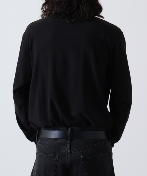 URBAN SQUARE(アーバンスクエア)の「URBAN SQUARE ピーチ起毛ハイネックカットソー(Tシャツ/カットソー・メンズ・トップグレー/ワイン/ベージュ/ブラック/エメラルド/ネイビー/チャコール/オフホワイト・L/LL/M)」の14枚目の写真