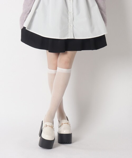 cs T&P(シーエスティーアンドピー)の「厚底ビット付きローファーパンプス(パンプス・レディース・アイボリー系1/ブラック系1・M/S/LL/L)」の15枚目の写真