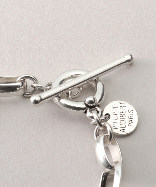 SLOBE IENA(スローブイエナ)の「【PHILIPPE AUDIBERT/フィリップ・オーディベール】チェーンバングル(ネックレス・レディース・シルバー・FREE)」の3枚目の写真