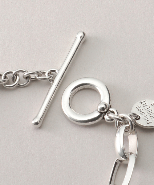 SLOBE IENA(スローブイエナ)の「【PHILIPPE AUDIBERT/フィリップ・オーディベール】チェーンバングル(ネックレス・レディース・シルバー・FREE)」の4枚目の写真