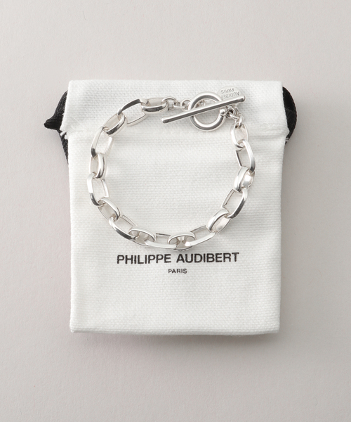 SLOBE IENA(スローブイエナ)の「【PHILIPPE AUDIBERT/フィリップ・オーディベール】チェーンバングル(ネックレス・レディース・シルバー・FREE)」の7枚目の写真