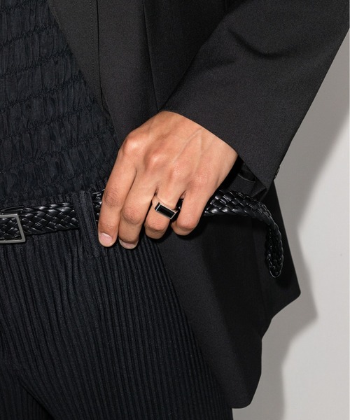 アクセサリー TOMWOOD PeakyRing Polished Black Onyx 60 アクセサリー TOMWOOD PeakyRing Polished Black Onyx 60 Black Onyx