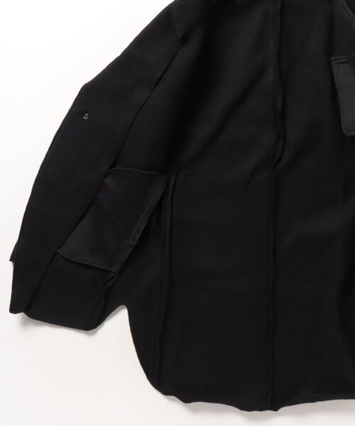 FranCisT_MOR.K.S.(フランシストモークス)の「FranCisT_MOR.K.S./フランシスト モークス/SHAGGY NEEDELE UNCON JACKET(テーラードジャケット・メンズ・ブラック・3)」の10枚目の写真