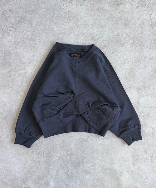 BIG FIELD（ビッグフィールド）の「ナガソデクロスロンT（90～150cm）（Tシャツ/カットソー・キッズ・グレー/パープル/チャコール/オフホワイト・100/110/130/140/120/90/150）」の3枚目の写真