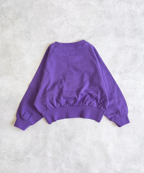 BIG FIELD（ビッグフィールド）の「ナガソデクロスロンT（90～150cm）（Tシャツ/カットソー・キッズ・グレー/パープル/チャコール/オフホワイト・100/110/130/140/120/90/150）」の18枚目の写真