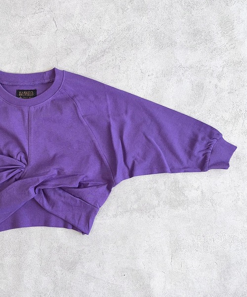 BIG FIELD（ビッグフィールド）の「ナガソデクロスロンT（90～150cm）（Tシャツ/カットソー・キッズ・グレー/パープル/チャコール/オフホワイト・100/110/130/140/120/90/150）」の19枚目の写真